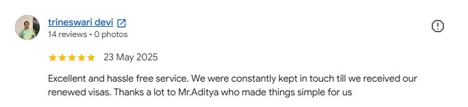 Google review from Trineswari Devi, 5 stars